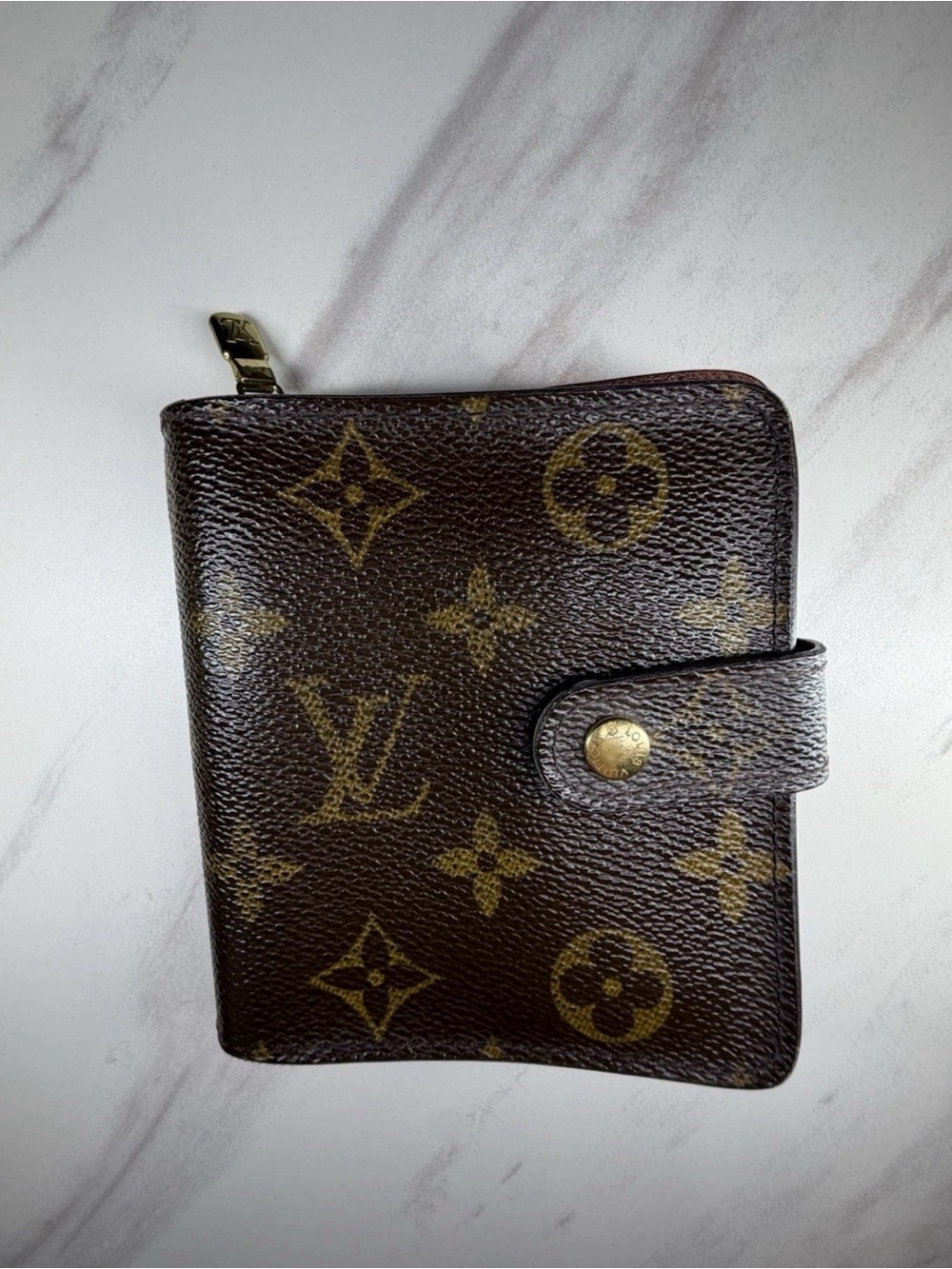 Louis Vuitton Monogram Brown Women's Wallet Bifold